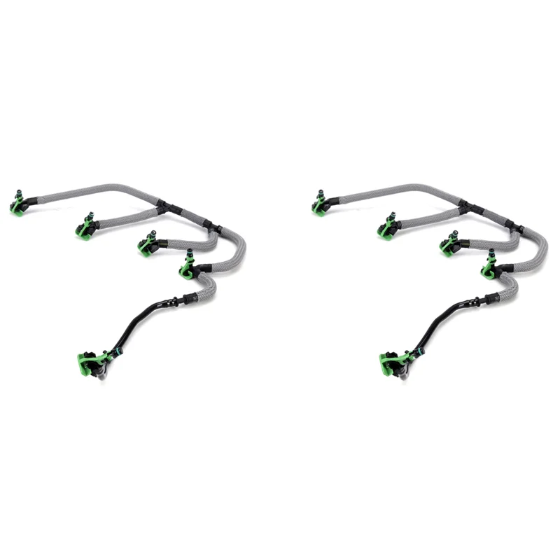 

2X автомобильная топливная форсунка, возвратная труба, дизельная топливная трубка 9674231880 для 3008 308 5008 508 Citroen C4 C5 DS4 2.0HDI