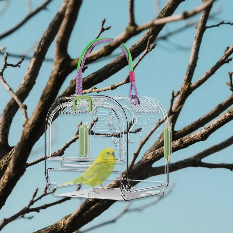 

Large Bird Cage Parakeet Habitat With Easy-Clean Pull Out Tray Foldable Bird Supplies Nesting With Breathable Spacious Interior