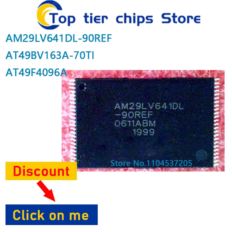 

1 шт./лот AM29LV641DL-90REF AT49BV163A-70TI AT49F4096A TSOP 100% НОВЫЙ