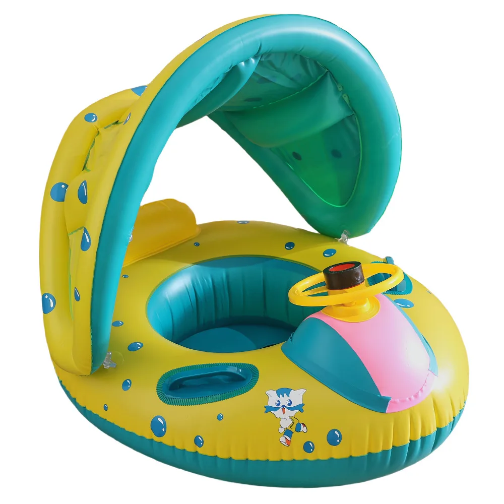 Rooxin criança nadar anel de assento inflável flutuador piscina tubo de natação para crianças anel de natação piscina flutuador água jogar nadar flutuador