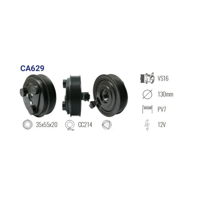 

CA629КЛЮЧАТЕЛЬ В СБОРЕ VS16 7pk для FORD CA629