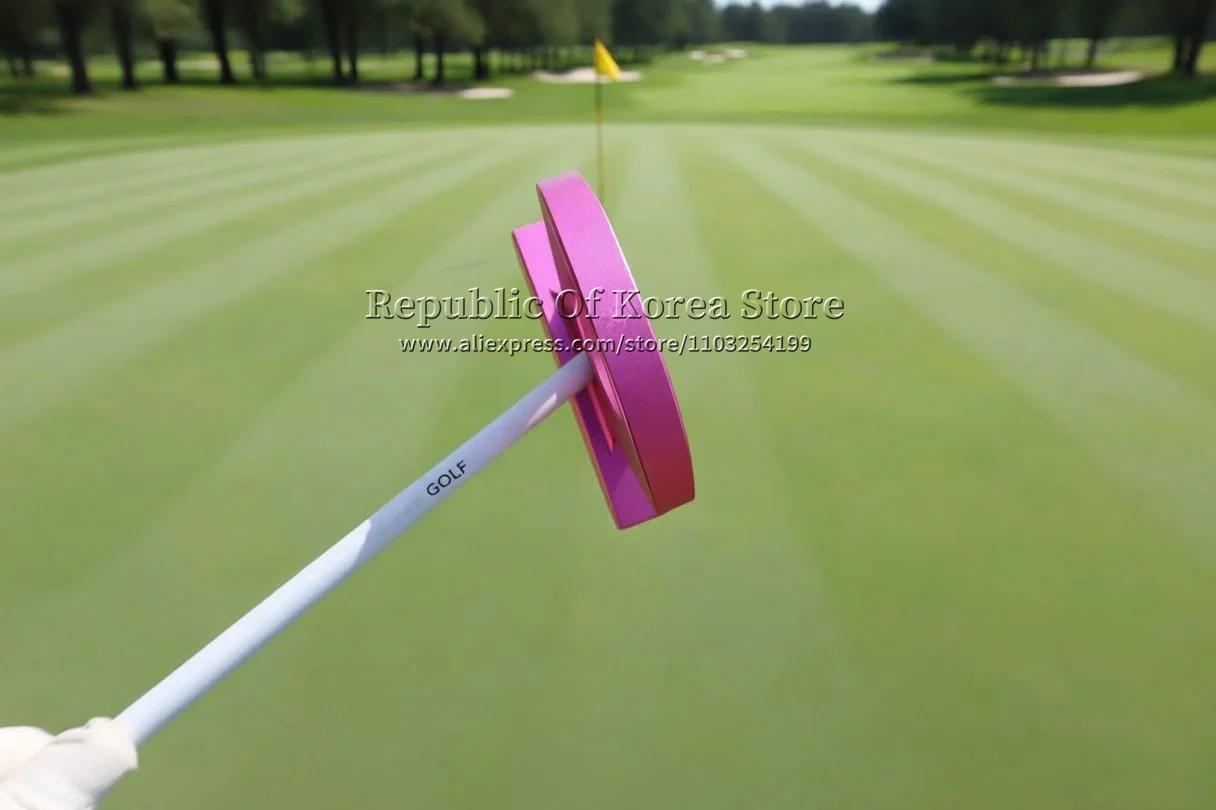 Golf Club pink lab df3 Zero-torque strike surface automatic square balance golf putter with Head Cover
