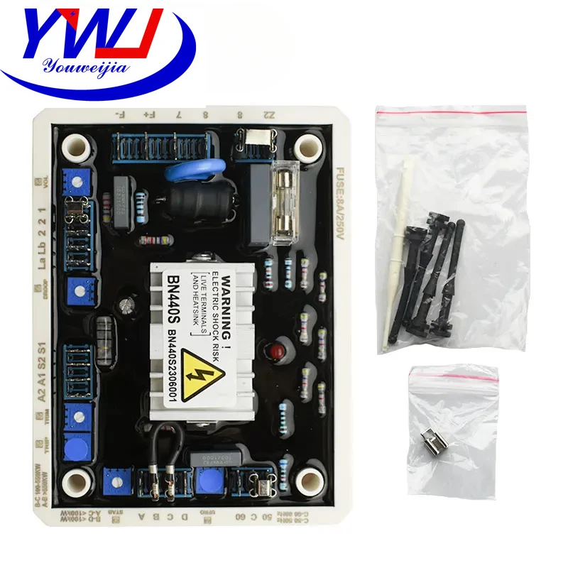 BoNeng AVR BN440S Generator Automatic Voltage Regulator Stabilizer Diesel Electric Generator Engine Control Voltage Board