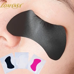 Lomansa 1 Pair Reusable Eye Pads Silicone Eye Shadow Shields Eyelash Extension Patch Lash Extensions Under Gel Pads Makeup Tool