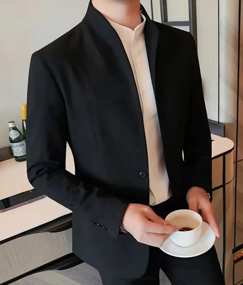 Casual Single-breasted men's suit Men's Stage Costume Wedding Party Dress High Quality Celebrity Gowns Special Occasion Gowns