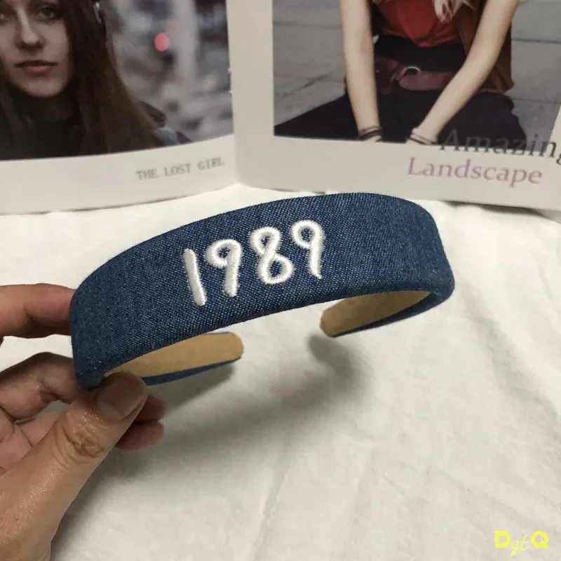DGTQYQ المطرزة 1989 كاوبوي أنيقة عقال عقال الضغط حزام الشعر الإناث عطلة إكسسوارات الشعر