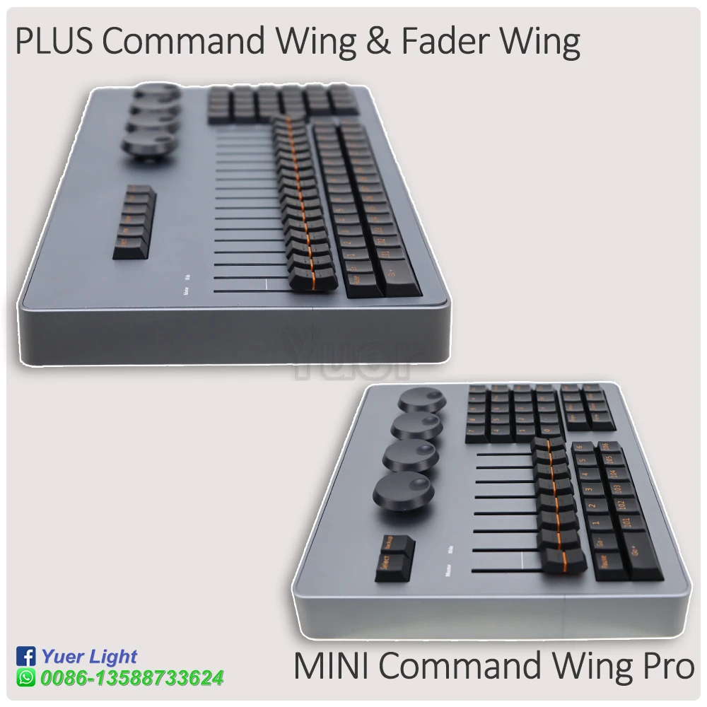 Imagem -04 - Command e Fader Wing Versão Combinada Controle Dmx Mini Command Wing Plus M.a Console Natal Iluminação dj ma