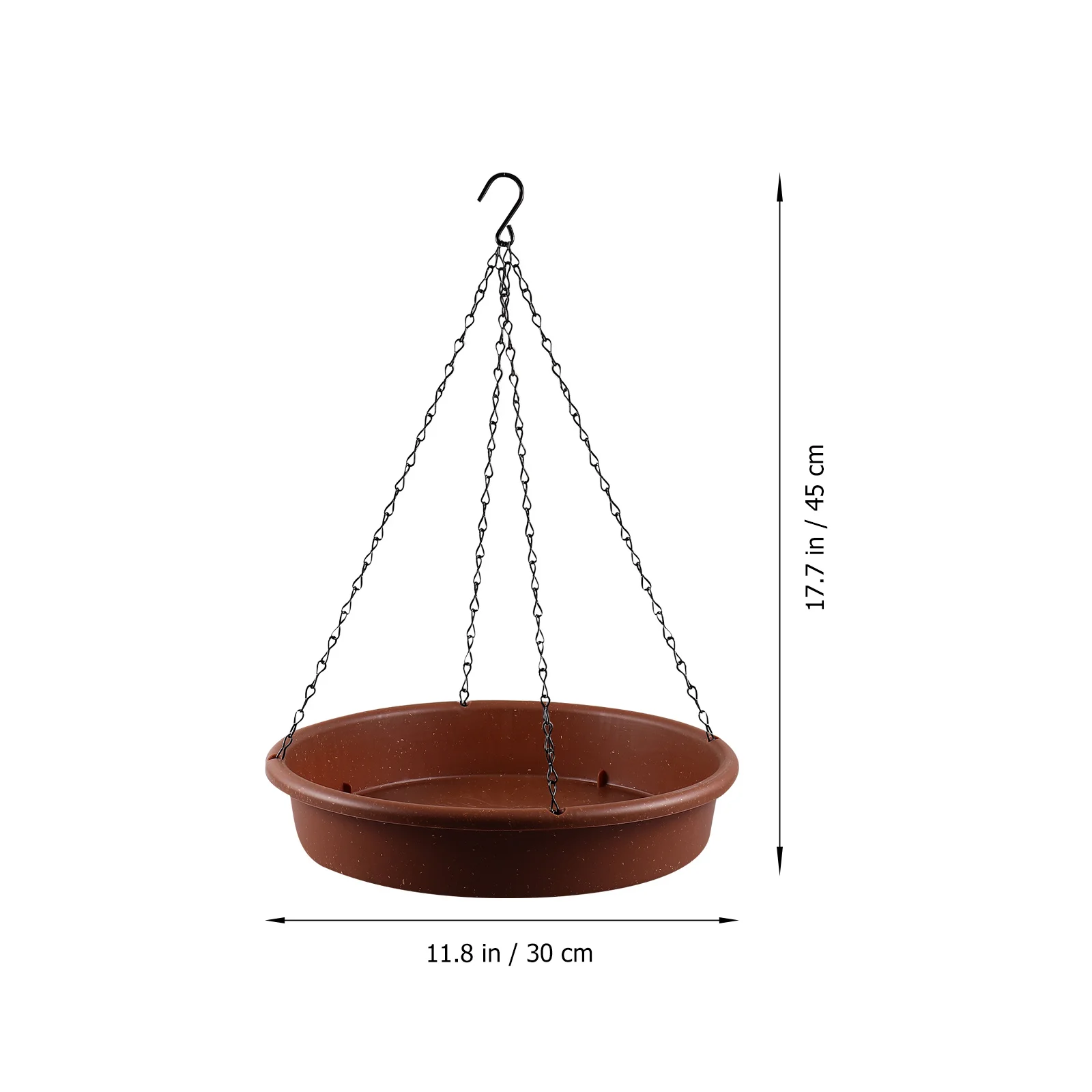 

Bath Bowl Replacement Hanging Feeder Outdoor Garden Decorative Iron Pp Material Durable Bird Feeding Tool For Hummingbird