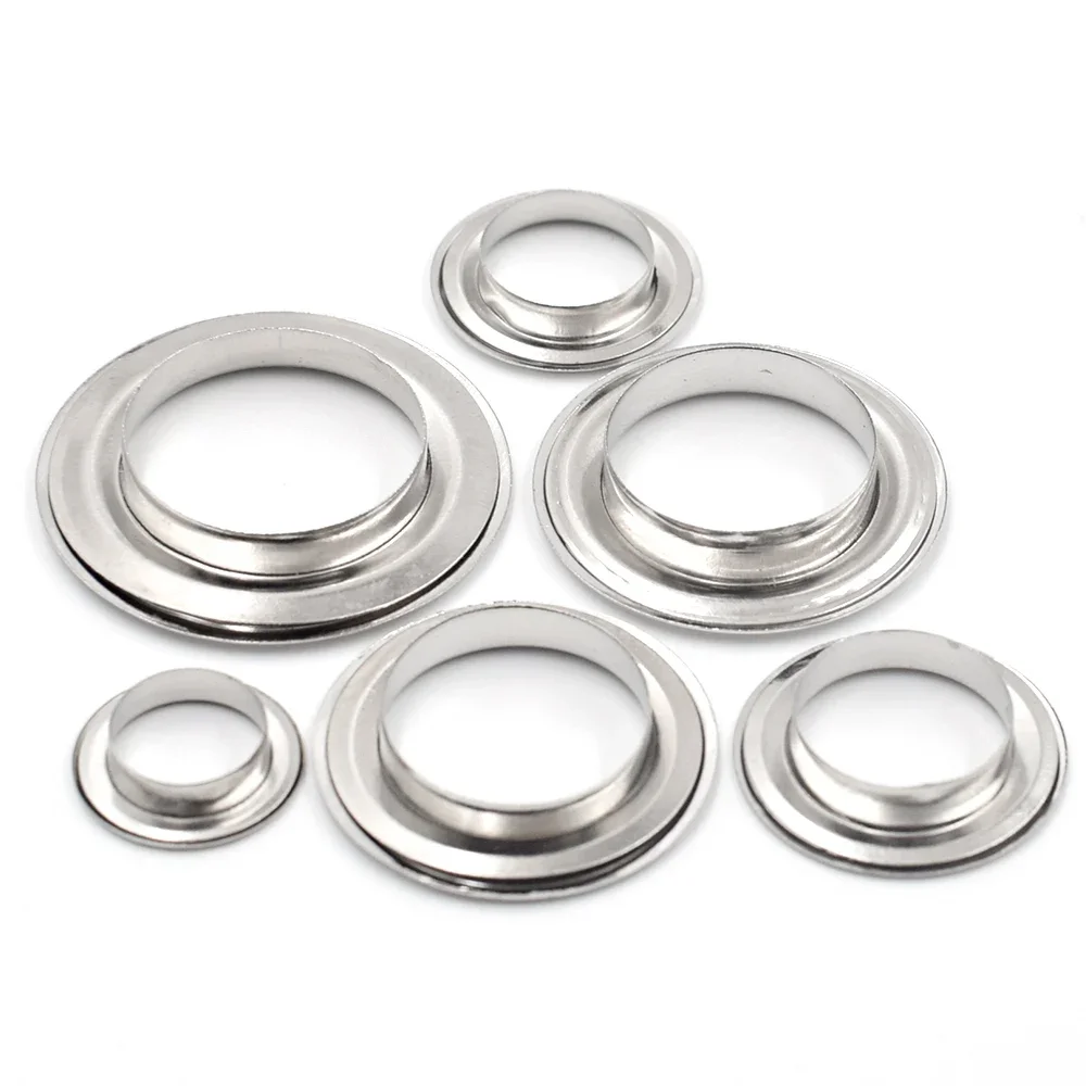 500sets Eyelets Inner Diameter 10mm-20mm Metal Eyelets with Washer DIY Handmade Craft Sewing Clothing Belt Bulk Accessories