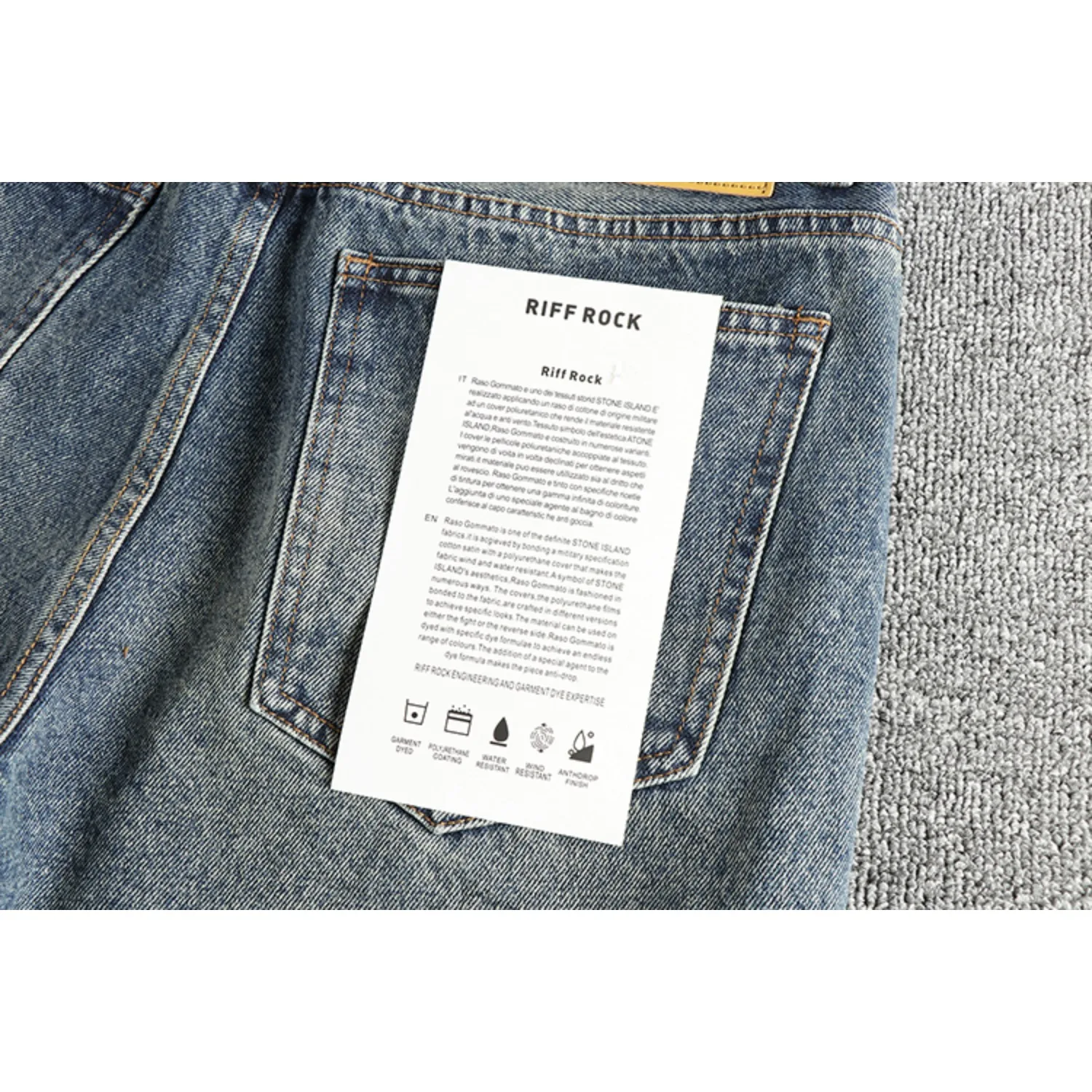Vintage Blue Yeast Ground Wash To Do Old Denim Shorts Men's Summer American Trend Youth Loose Shorts
