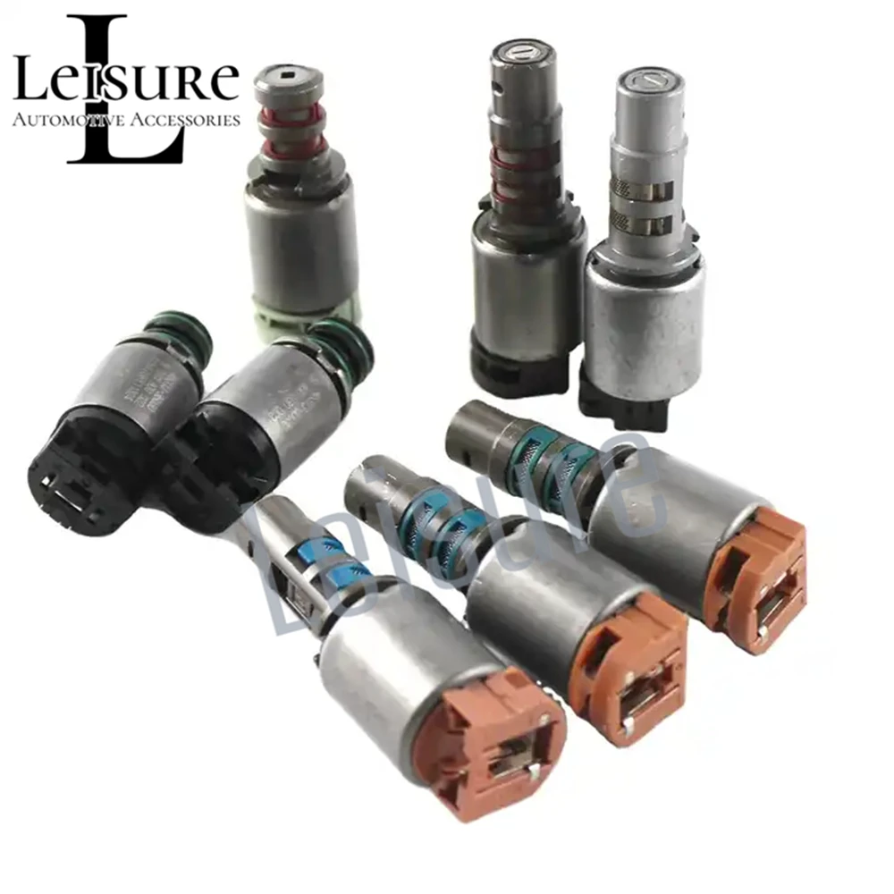 8PCS A6GF1 A6MF1/2 Original Renovation Transmission Solenoids Kit 46313-3B030 46313-3B000 46313-3B073 46313-3B075 46313-3B065