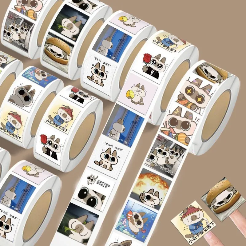 Azuki Rollaufkleber Hochwertige Farbgebung Animations-Cartoon Spaß-Graffiti Druck Handnotizbuch Desktop Wasserfeste Dekorationsaufkleber – Detail 5