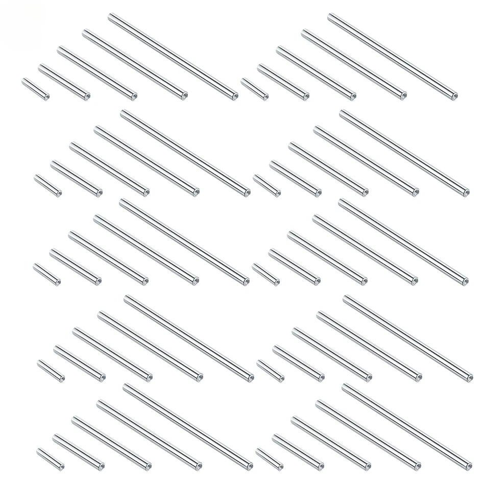 1PCS F136 Implant Grade Titanium 14G 16G Internally Threaded septum Barbell Shaft Jewelry Accessories