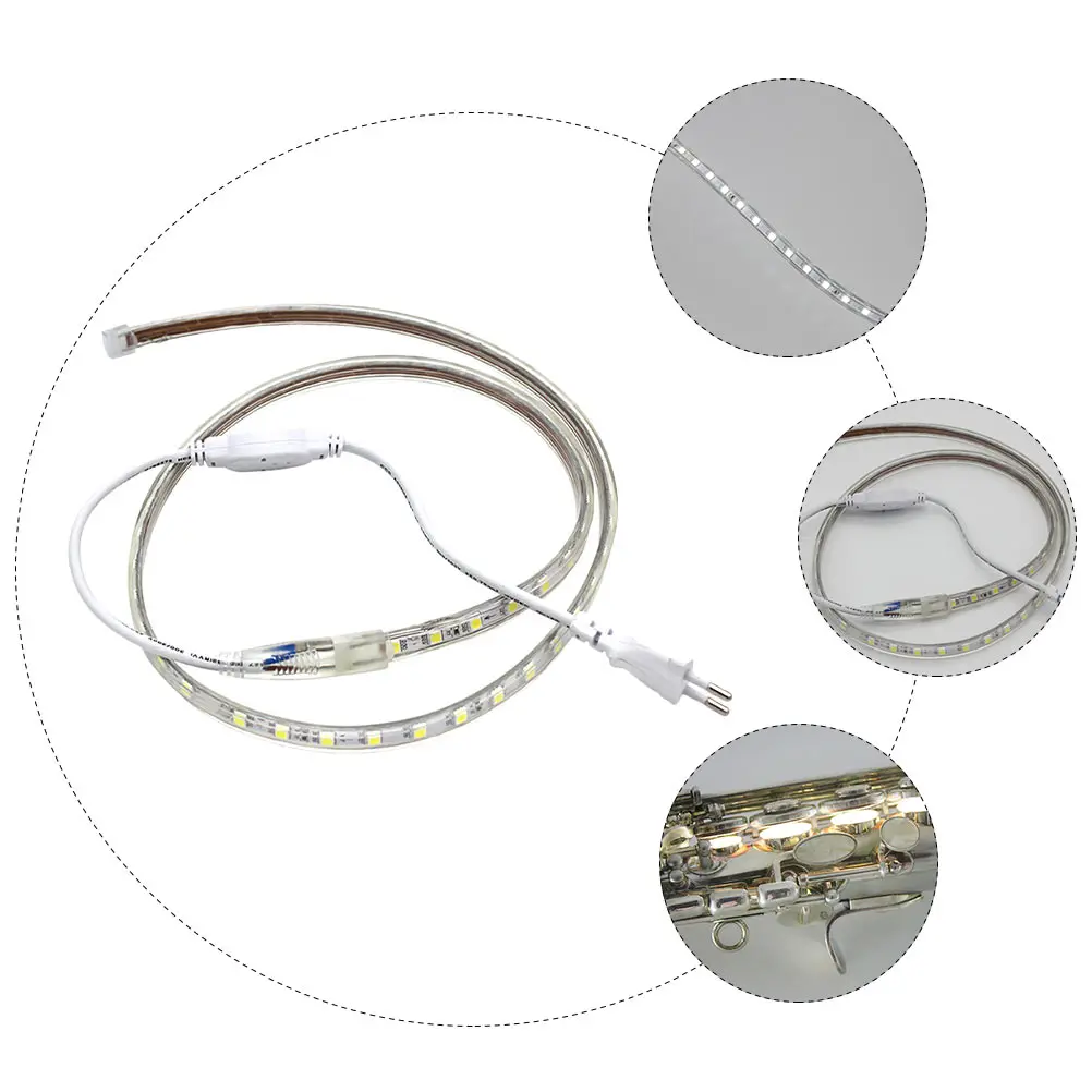 

Wind Instrument Leak Measurement Light Belt Detection Strip Repair Part White LED Lamp