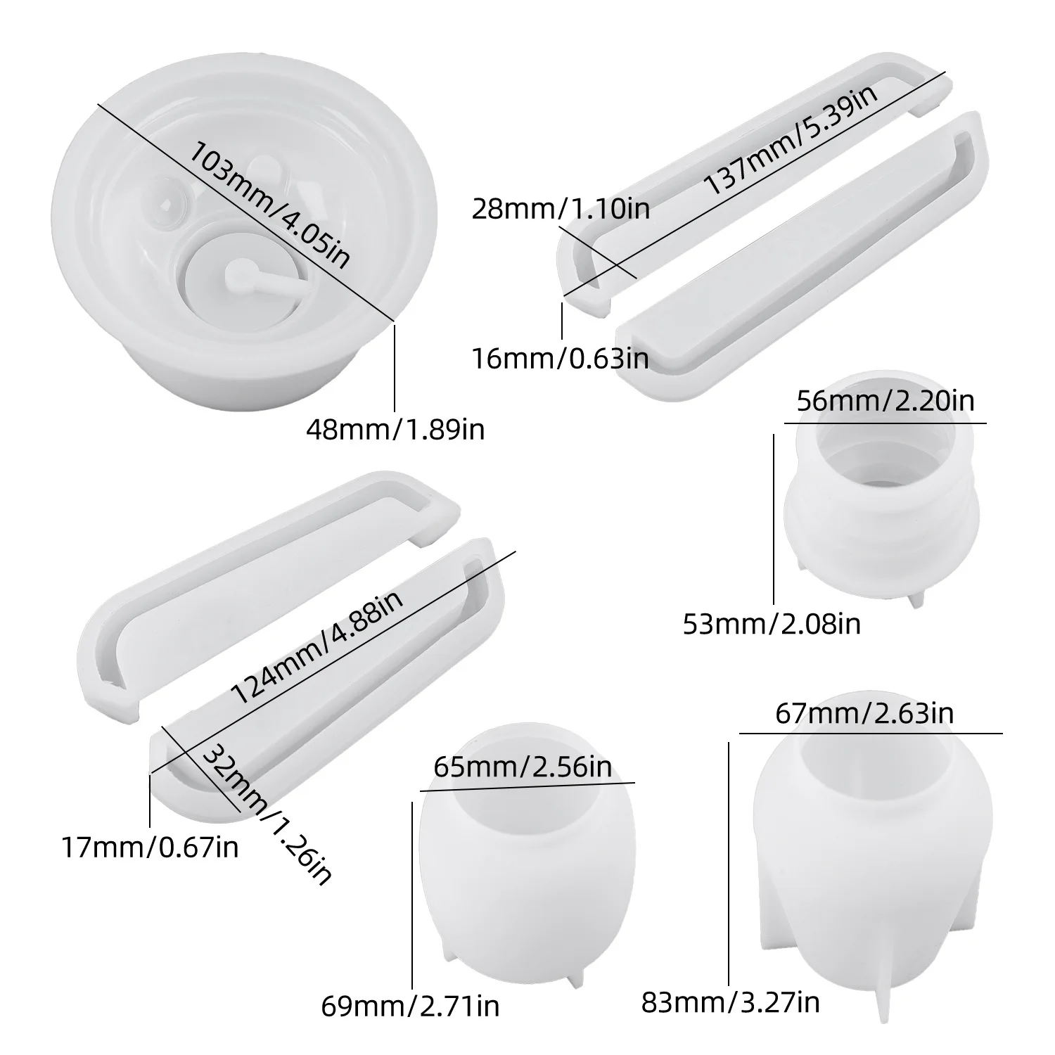 DIY الايبوكسي الراتنج مصباح العفن التخييم ليلة ضوء السرير ديكور الحرفية كيت #5