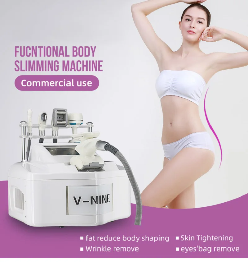 

Portable 5 in1 Vacuum Roller Slimming Machine Cavitation Vacuum Cellulite Reducing Weight Loss Body Sculpting Beauty Equipment