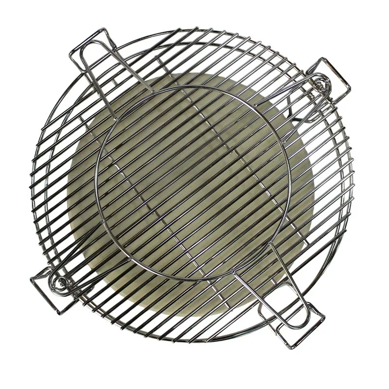 

Ceramic BBQ Grill Accessories, Cordierite and Pizza Plate Stainless Steel