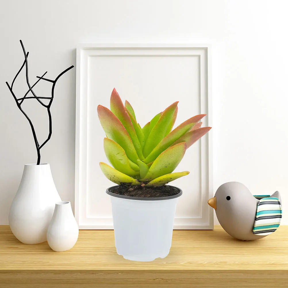 

20pcs Bicolour Flower Pot Premium Pp Material Compact Portable For Indoor Outdoor Gardening Durable Plant Holder Flower Planter