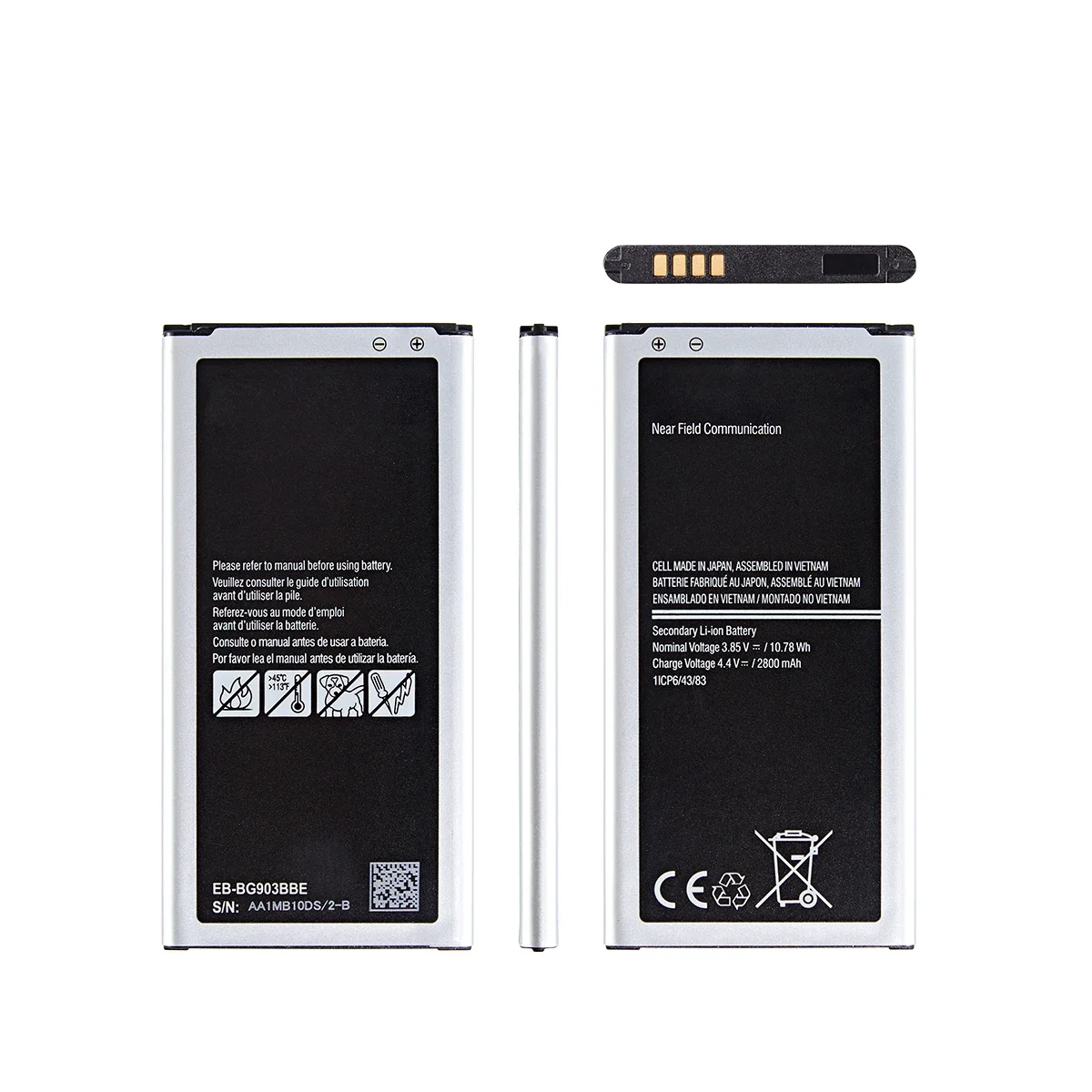 Batería de EB-BG903BBE para Samsung Galaxy S5 Neo G903F, G903W, G903M, G903H, de repuesto, nueva, 2800mAh