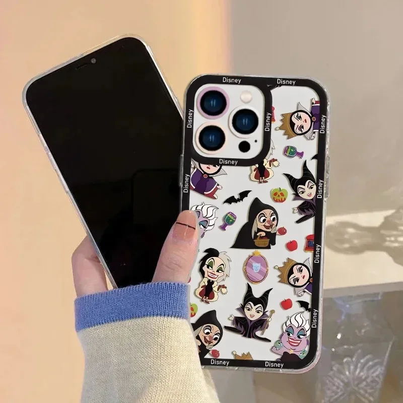 Disney Princess Witch Case For Samsung Galaxy A54 A34 A24 A14 A13 A53 A33 A73 A23 A05 A05S A72 A52 A52S A32 A22 A12 A51 A71 Capa