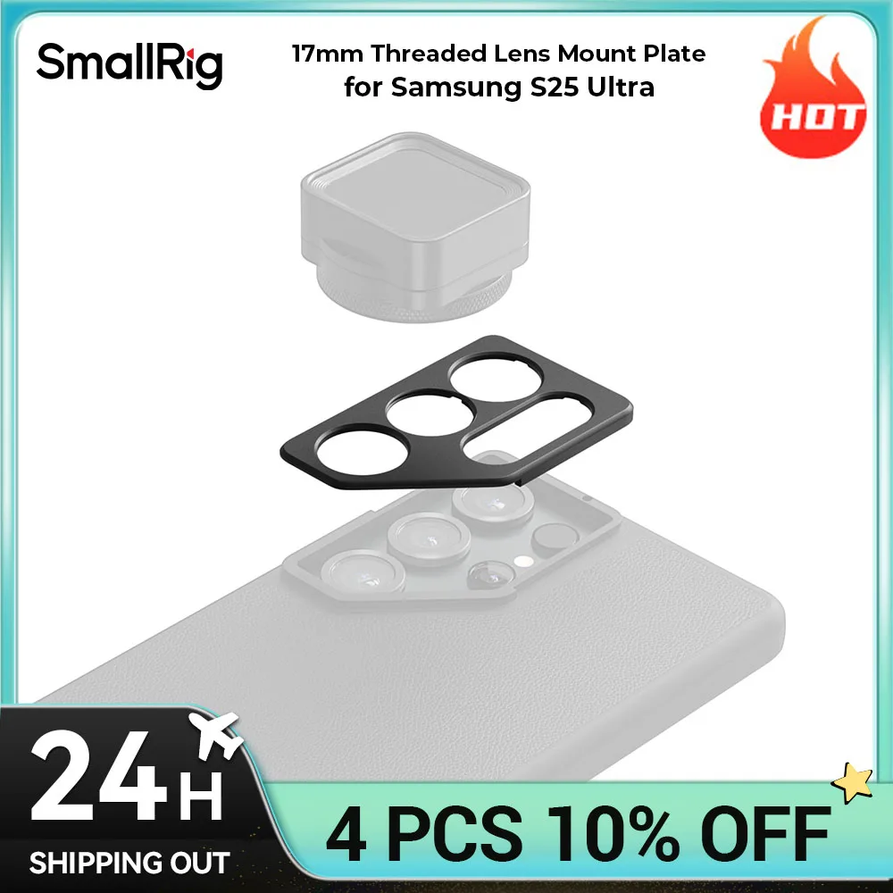 

SmallRig FilMov 17mm Threaded Lens Mount Plate for Samsung S25 Ultra, 67mm Magnetic Filter Adapter for Samsung S25 Ultra