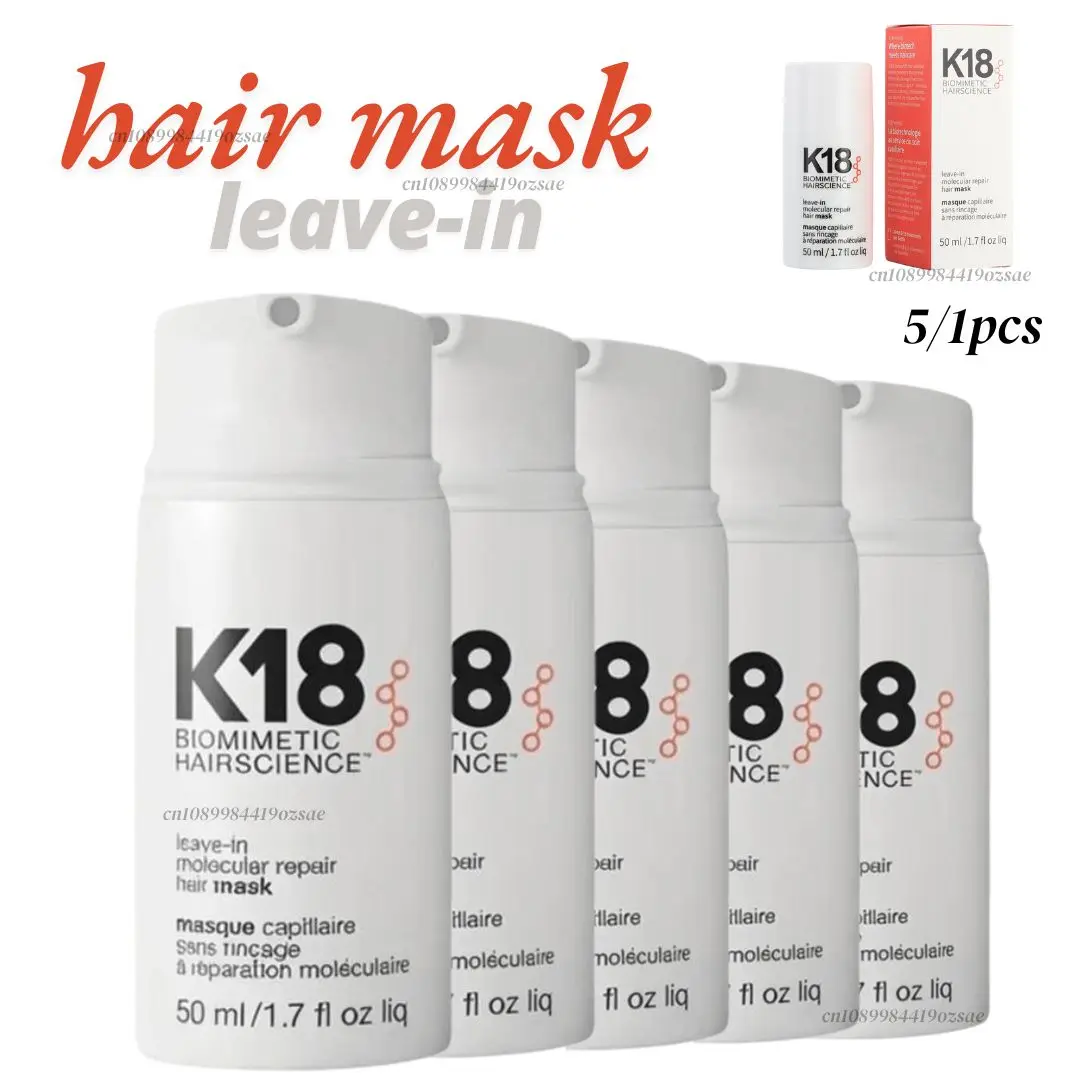 Leave-In K18 Hair Mask Molecular Repair Conditioner Deep Restores Damaged Hair Keratin Treatment For Hair And Scalp Hair Care