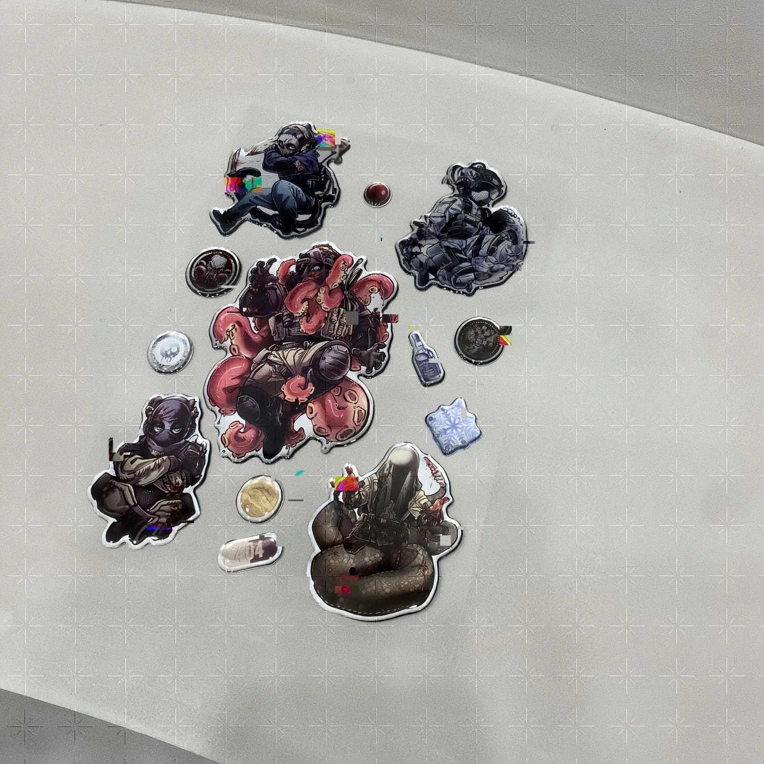 COD Call of Duty Game Cosplay ملصقات كريستال محيطية ملصقات زخرفية فان فالي