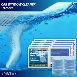 10X PCS Car Windshield Wiper Glass Washer Auto Solid Cleaning Cleaner Compact Effervescent Tablets Window Clean Car Accessories