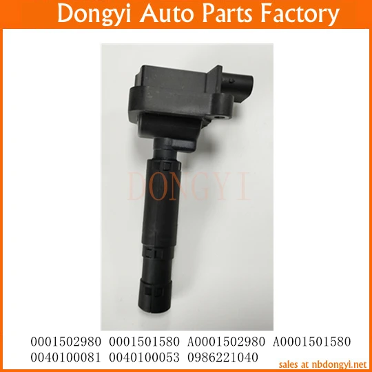 

Ignition Coil OE NO. 0001502980 0001501580 A0001502980 A0001501580 0040100081 0040100053 0986221040