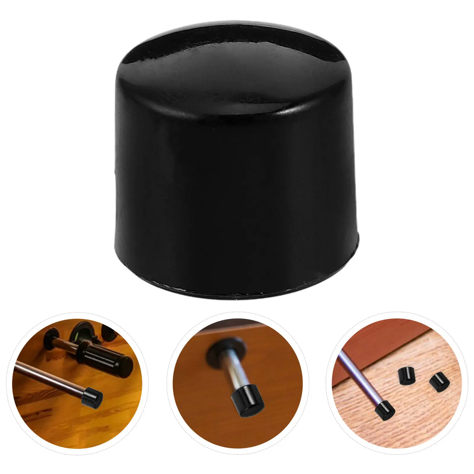 

10Pcs Foosball End Covers Plastic Rod Plugs for Football Machine Tables Universal 12Mm Fit Lightweight High Durability Simple