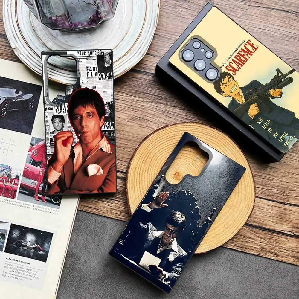 

Tony Montana S-ScarfaceS Phone Case For Samsung Galaxy A 91,80,73,72,71,53,52,51,22,5G Shockproof Soft Black Cover