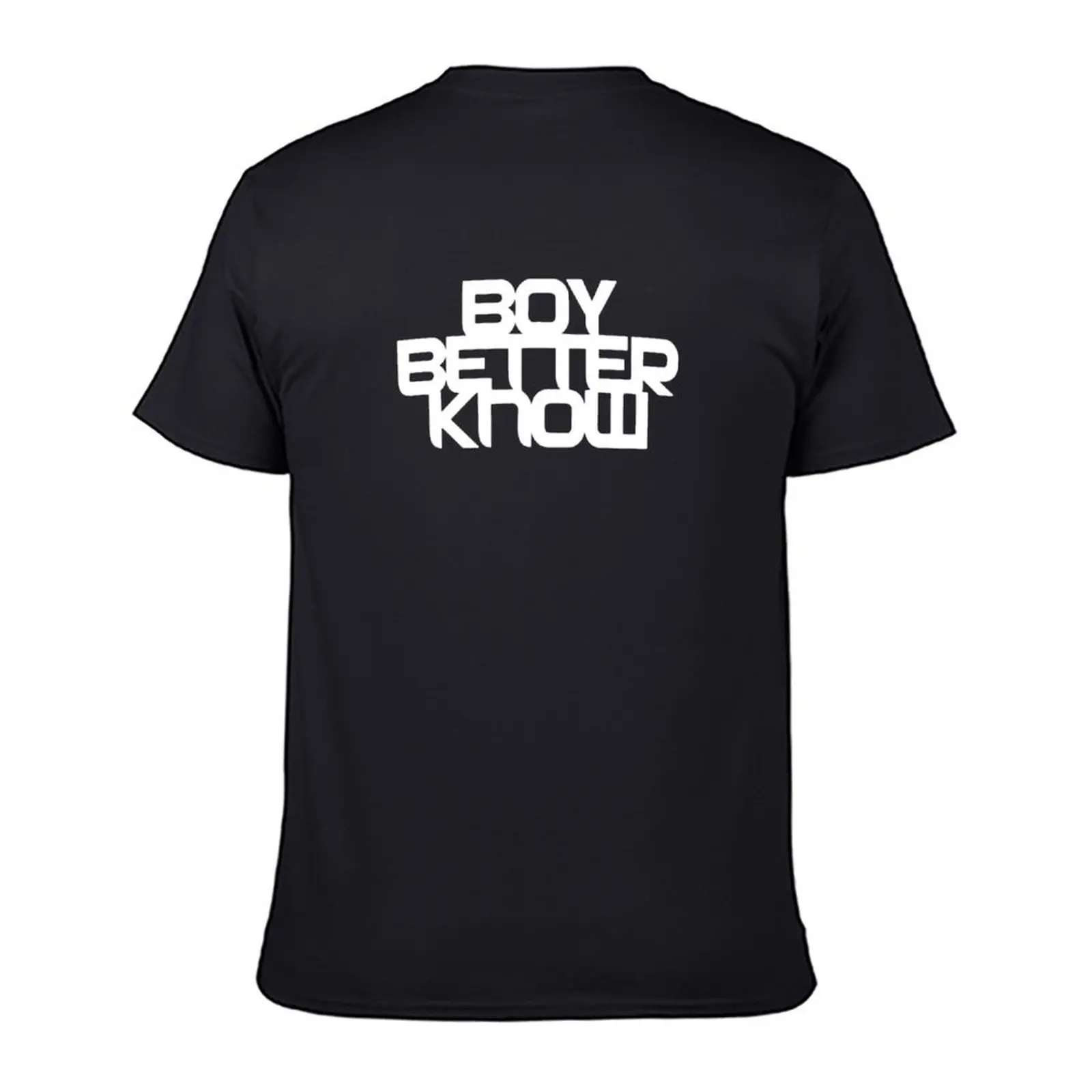 Boy Better Know - Chest Placement (white) T-Shirt sports fans Short sleeve tee animal prinfor boys T-shirt men