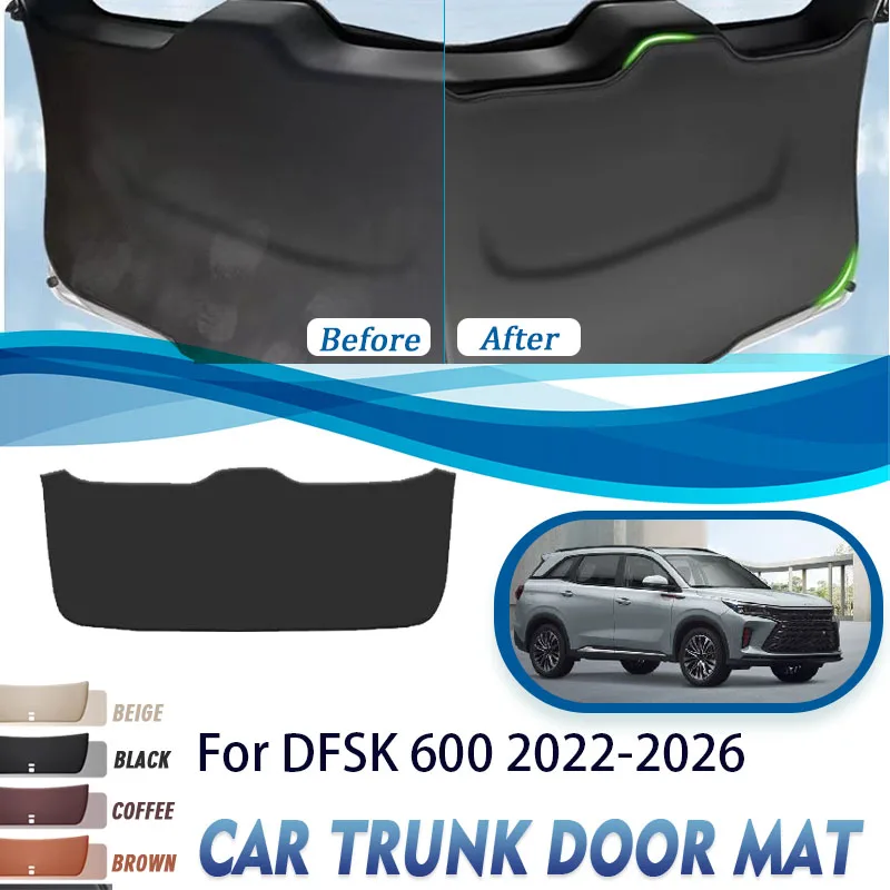 

Car Trunk Tailgate Pad For New Fengon 580 DFSK 600 Cirelli 4 2022~2026 Anti-dirty Cargo Mat Door Cover Boot Rug Auto Acesssories