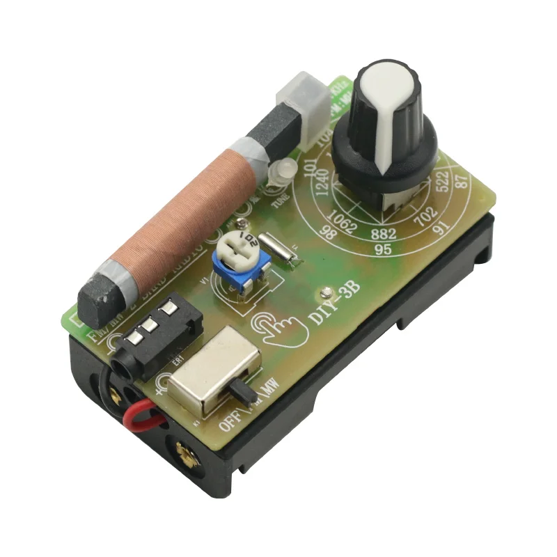 1 STKS AM/FM middengolf MW FM 2 band headset radio Module Board