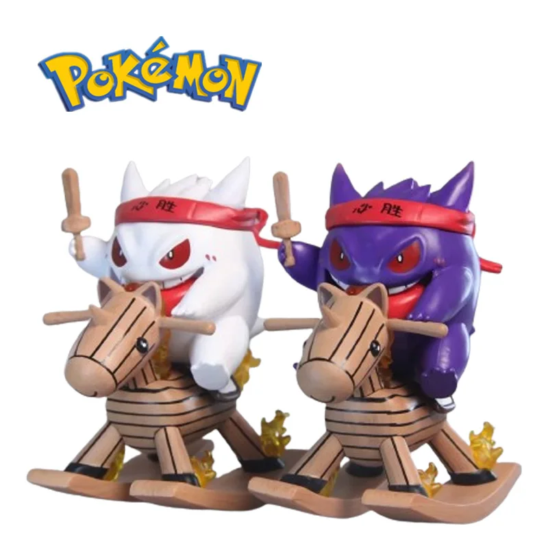 

Фигурки серии Pokemon Q Version, детские игрушки Gengar, модель 13 см, Настольная кукла, украшения для автомобиля, подарок на день рождения для мальчиков и девочек