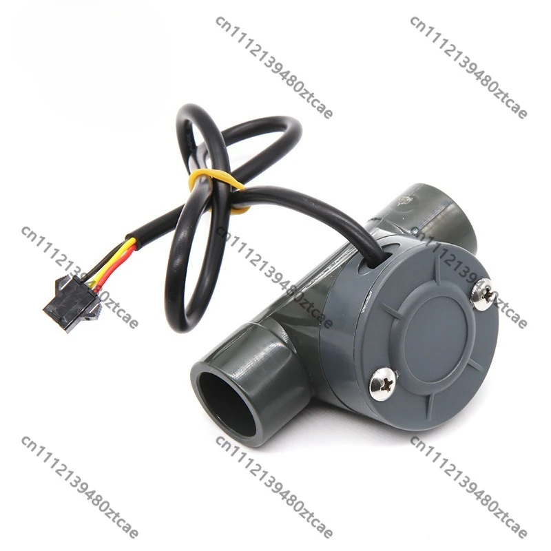 DN20 Corrosion Resistant Flow Sensor, PVC Turbine Type, 10 to 150 Liters Per Minute for Liquid & Water