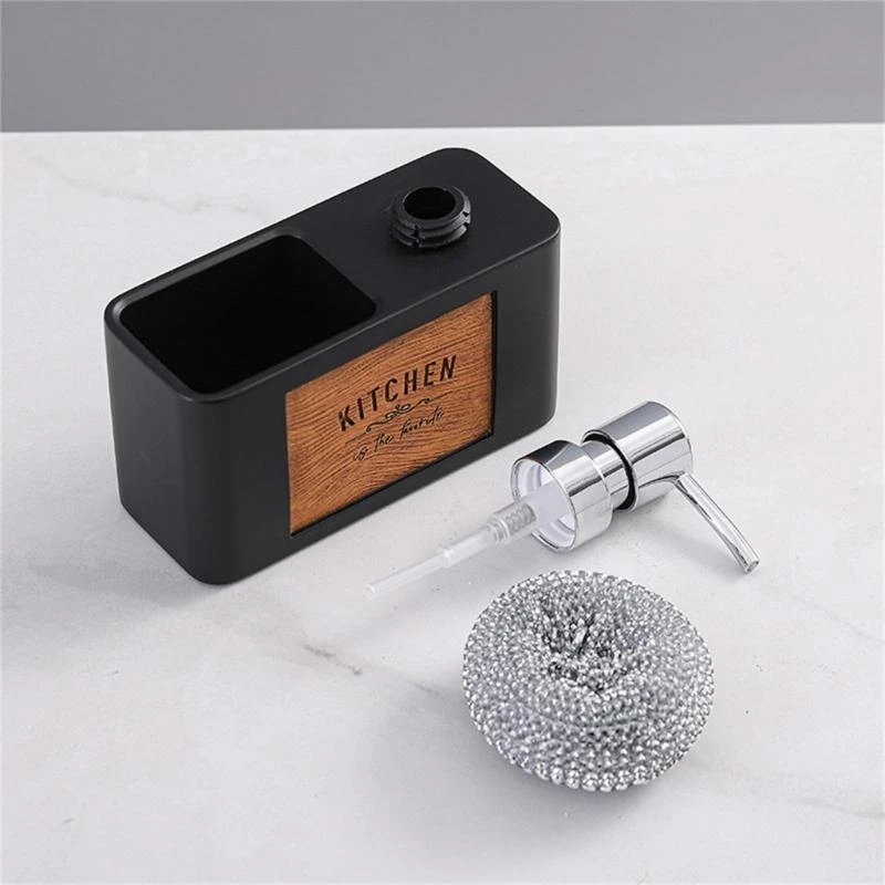 

J0mc botless and holder 2in1 кухонный мыльный дозатор 2in1 с губчатым держателем