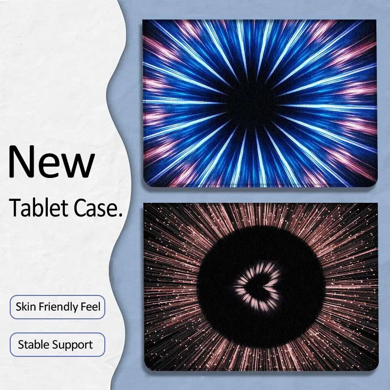 

Black Heart Sparkling Light Gift For Xiaoxin Lenovo Tab P12 Extreme Legion Y900 Idea Pro GT 12.1 2025 Foldable Tablet Case