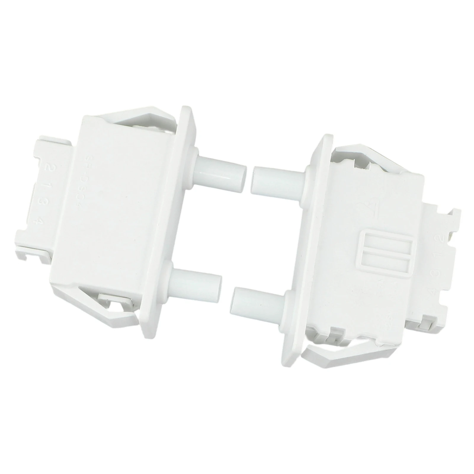 2pcs/set 250V 4-Pin Refrigerator Light Door Control Switch Replacement Door Switch For Hom Refrigerator Easy Installation