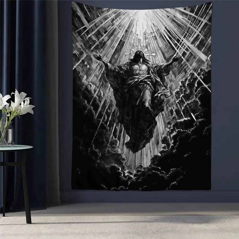 

Gustav Dore Satan Paradise Lost Monster Hanging Bohemian Tapestry Bohemian Wall Tapestries Mandala Wall Hanging Home Decor