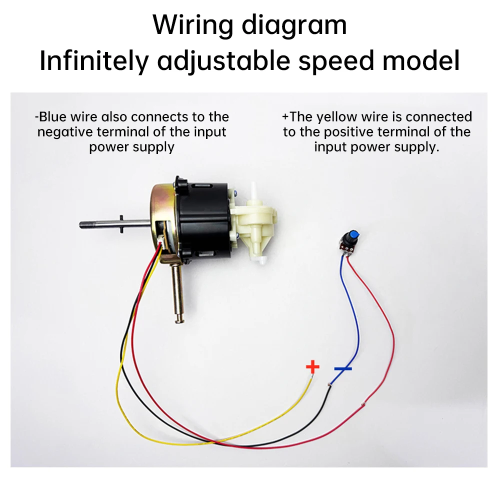 DC9-28V Bürstenloser Motor 28W 1450 U/min Schwenkkopf-Lüftermotor Geräuscharm Doppellager Tischventilator Wandmontierter Lüftermotor – Detail 17