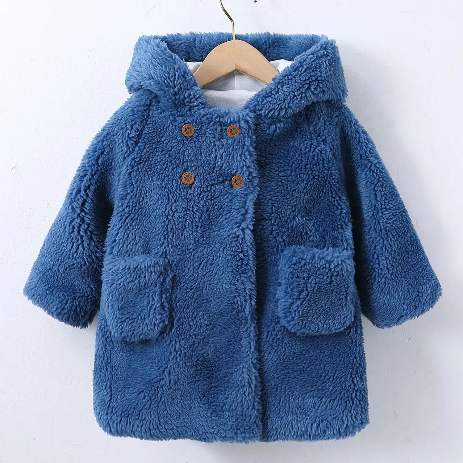 Toddler Winter Warm Top for Boys and Girls, Thickened Cute Casual Plush Top for Winter Outgoing or Home Dressing, Birthday Gift