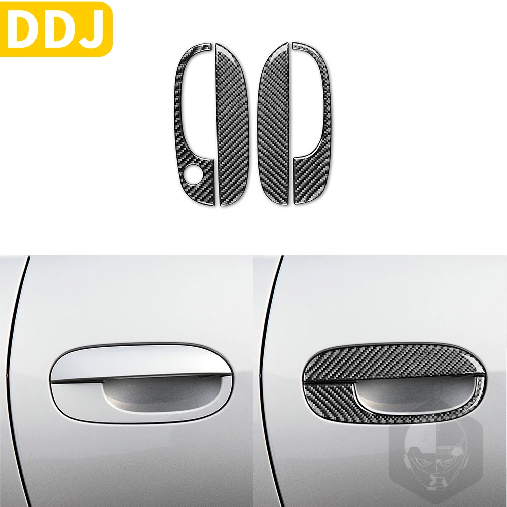 

Door Handle Exterior Decoration Sticker Carbon Fiber Accessories For BMW Z4 E85 E86 2003 2004 2005 2006 2007 2008 Roadster