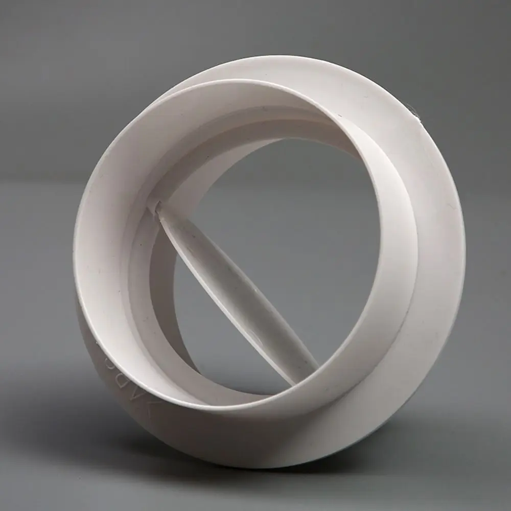 New Plastic Pipe Check Valve Round 80/100/110/150/200mm Pipe Draft Blocker Exhaust Fan Hose Proof Valve Kitchen