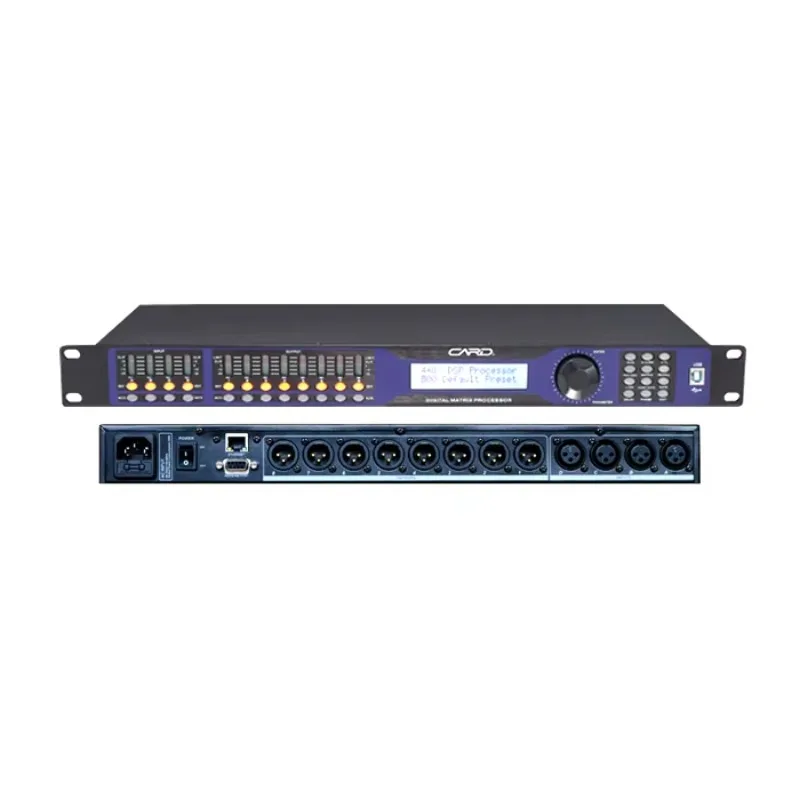 Procesador de Audio Digital Profesional, Sistema de Sonido, Karaoke, Procesador de Audio Dsp con Interfaz USB