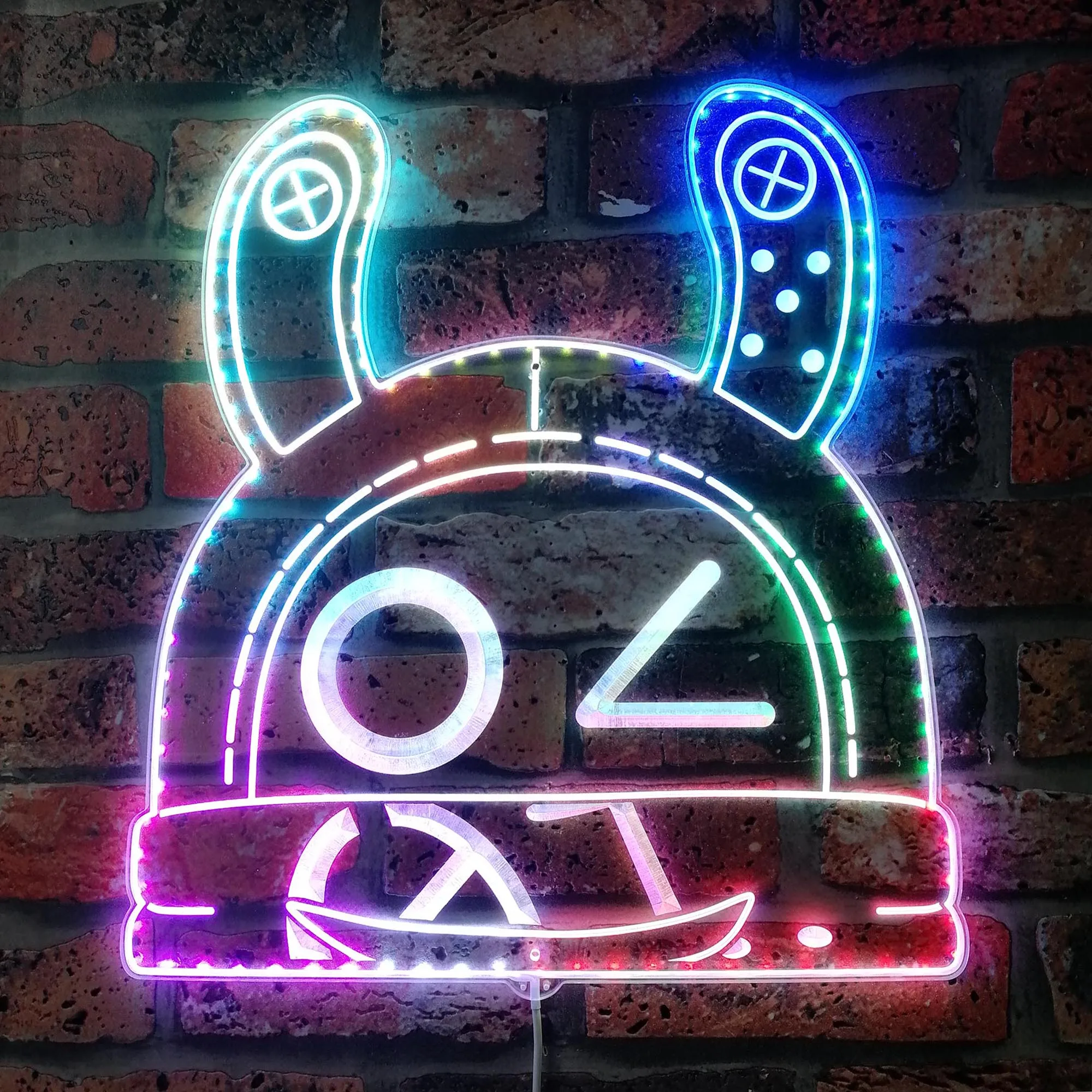 Bangboo Neon RGB Edge Lit LED Sign, Game Room Decor, Gaming Night Light