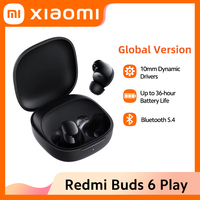 Global Version Xiaomi Redmi Buds 6 Play Earbuds 10mm Dynamic Driver AI Noise Cancellation 36 Hours Battery TWS Earphone