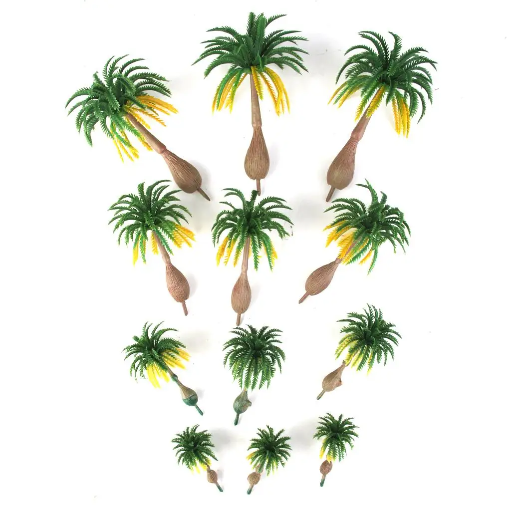 Palme modello paesaggio da 12 confezioni per scenari diorama di architettura ferroviaria