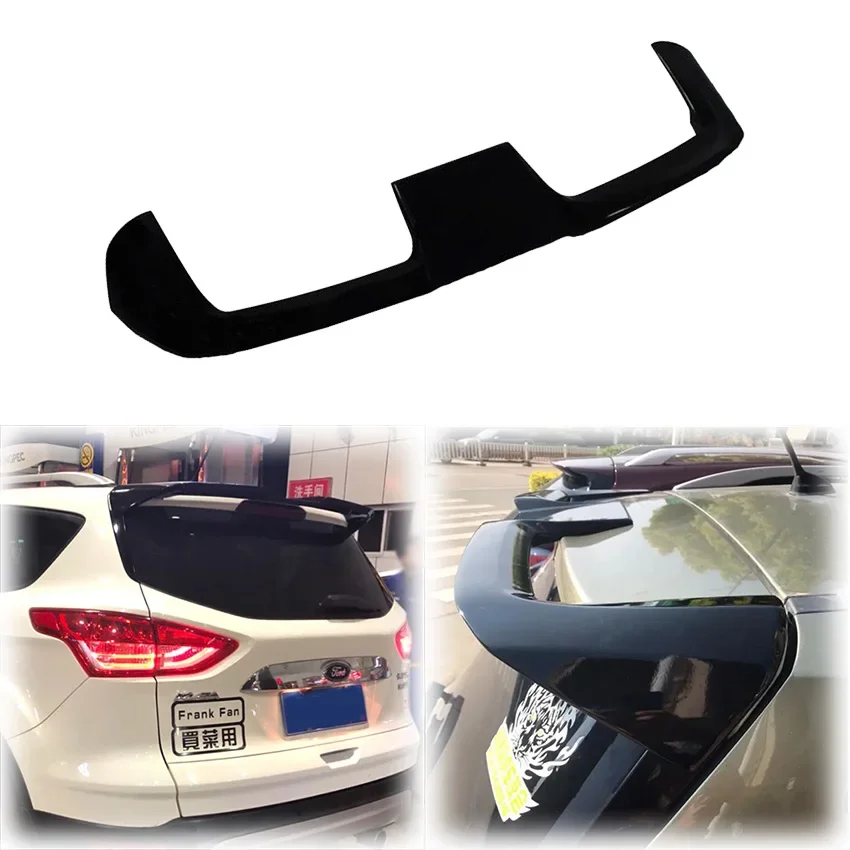 

2013 To 2019 For Ford Escape Kuga ST Rear Roof Spoiler Wings Lip By High Quality ABS Boot Tail Exterior Decoration Body Kit