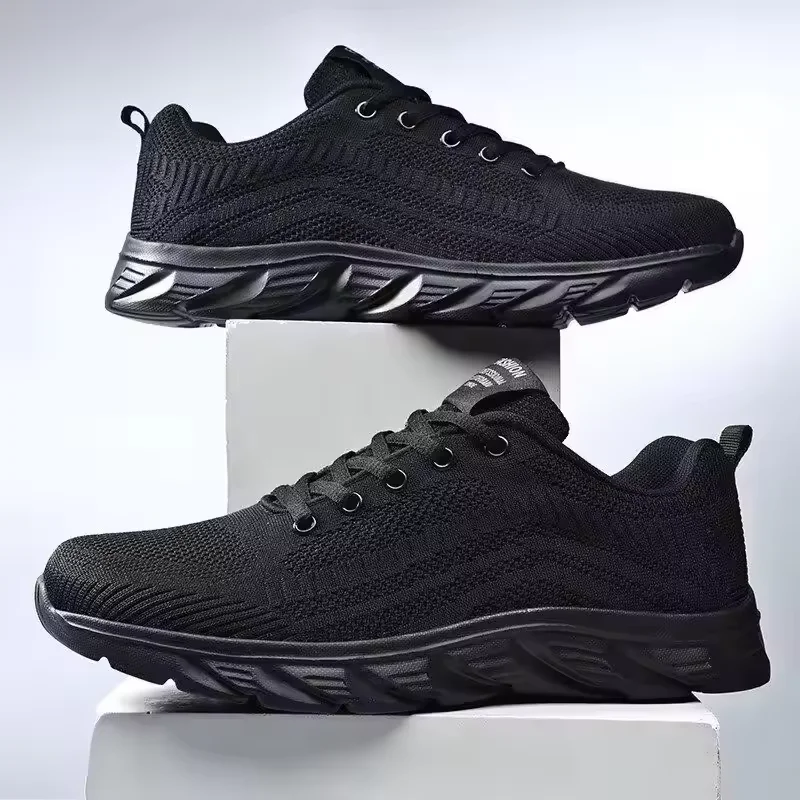

Sports Men Running Jogging Shoes Casual Sneakers Outdoor Lace Up Breathable Mesh Light Tennis Outdoor Walking Size 39-46